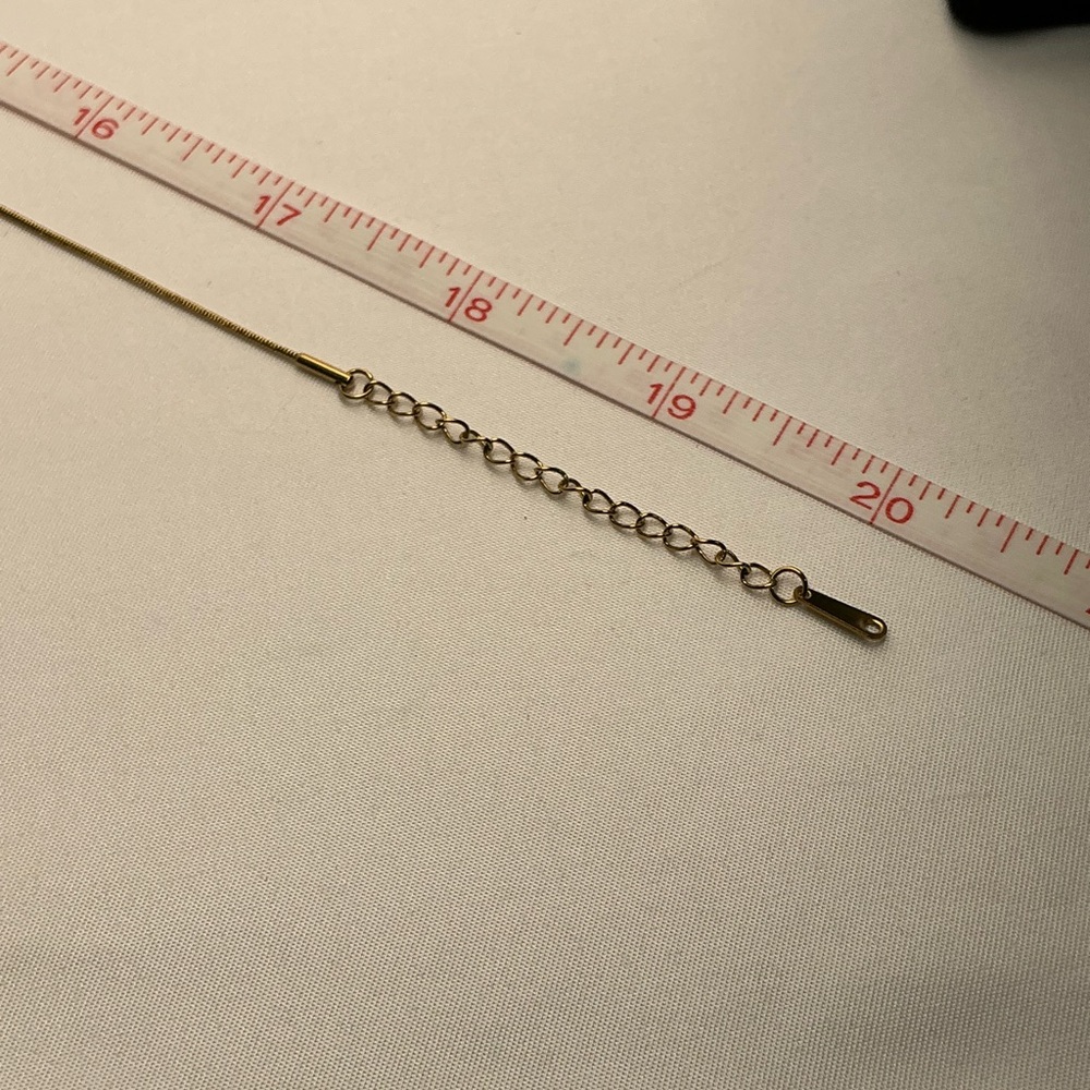 Louis Vuitton Gold and White Pendant Gold Necklace - Picture 5 of 5